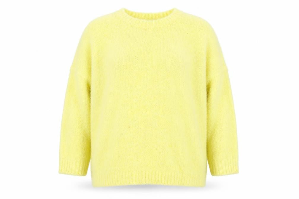 Womens UK Size 16 Roman Yellow Pullover Jumper