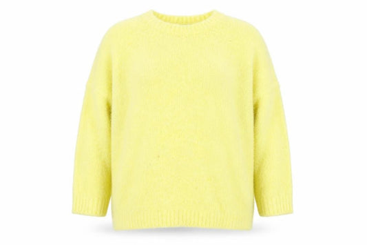 Womens UK Size 16 Roman Yellow Pullover Jumper