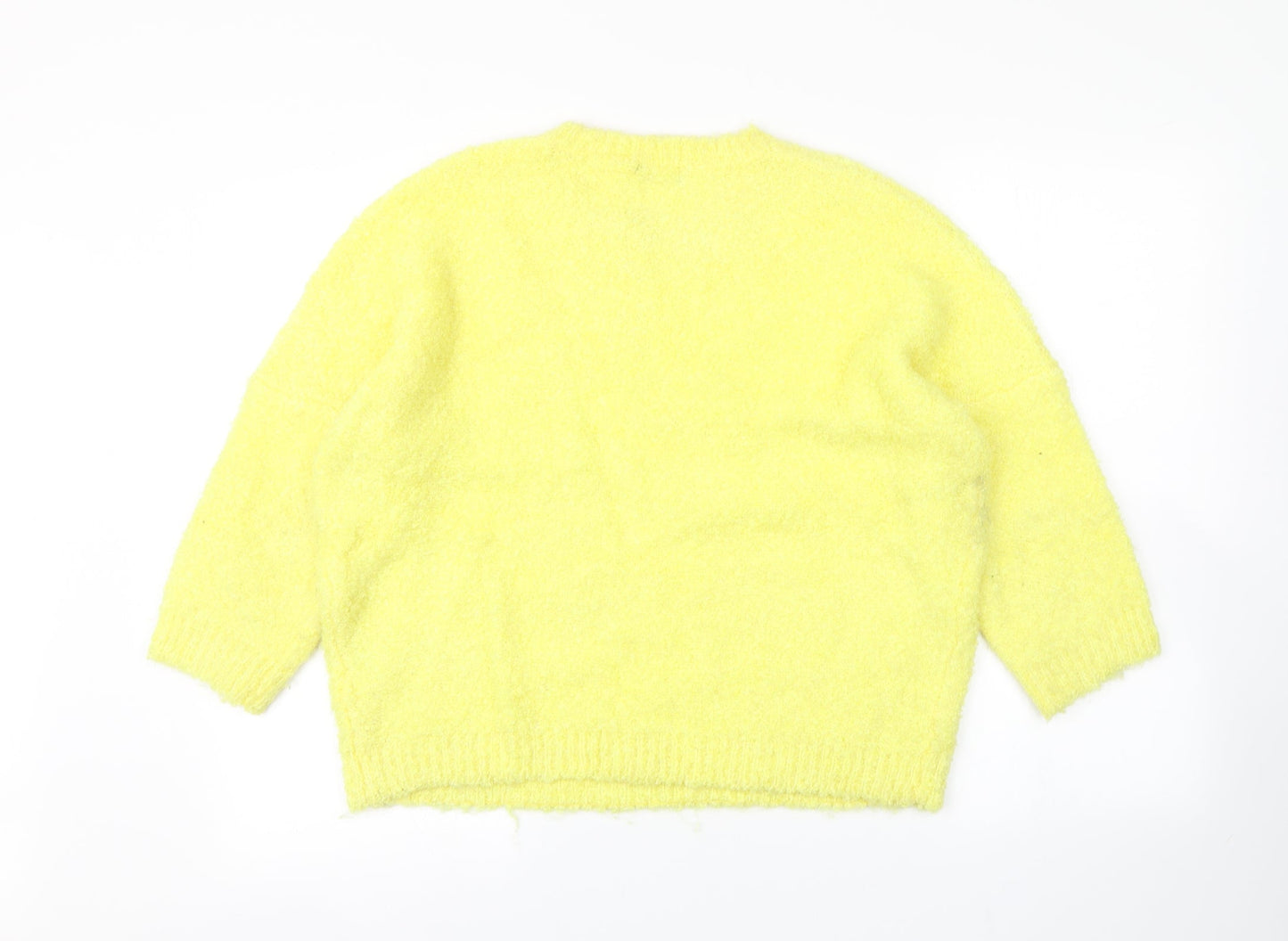 Womens UK Size 16 Roman Yellow Pullover Jumper
