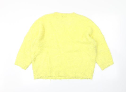 Womens UK Size 16 Roman Yellow Pullover Jumper