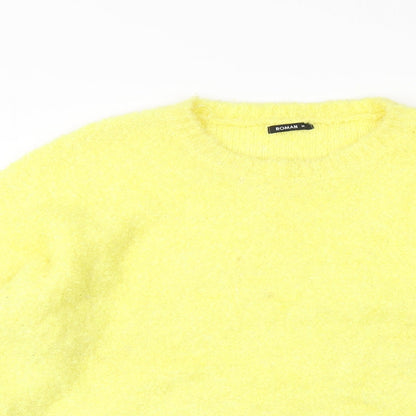 Womens UK Size 16 Roman Yellow Pullover Jumper