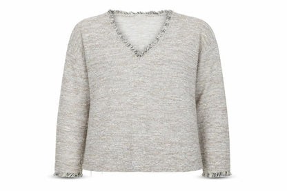 Womens UK Size 8 River Island Beige Pullover Jumper
