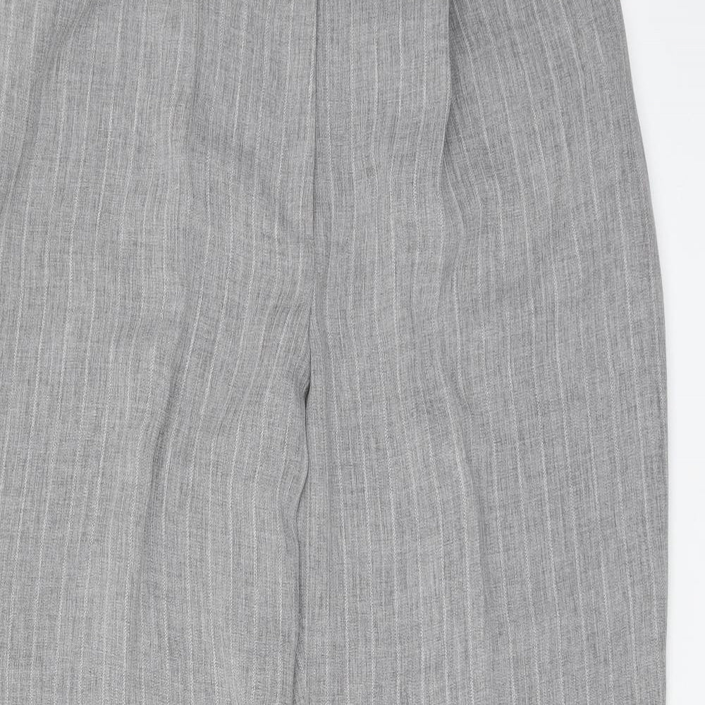Womens UK Size 22 Preworn Regular Fit  Grey Trousers