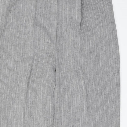 Womens UK Size 22 Preworn Regular Fit  Grey Trousers