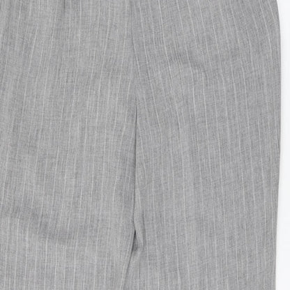 Womens UK Size 22 Preworn Regular Fit  Grey Trousers