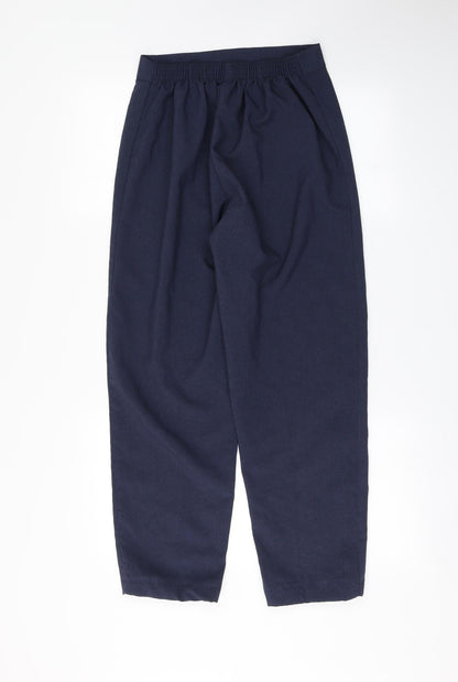 Womens UK Size 16 Preworn Regular Fit  Blue Trousers
