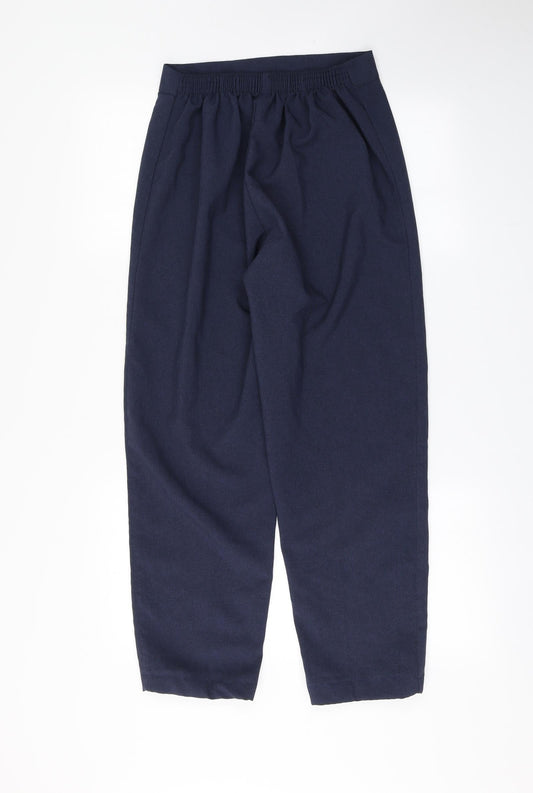 Womens UK Size 16 Preworn Regular Fit  Blue Trousers
