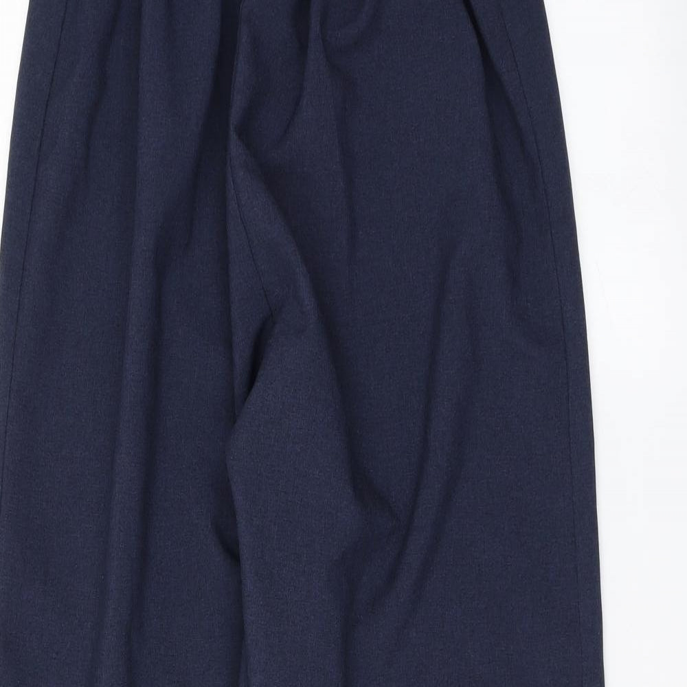 Womens UK Size 16 Preworn Regular Fit  Blue Trousers