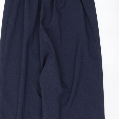 Womens UK Size 16 Preworn Regular Fit  Blue Trousers