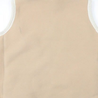 Womens UK Size L EWM Beige Full Zip Jumper