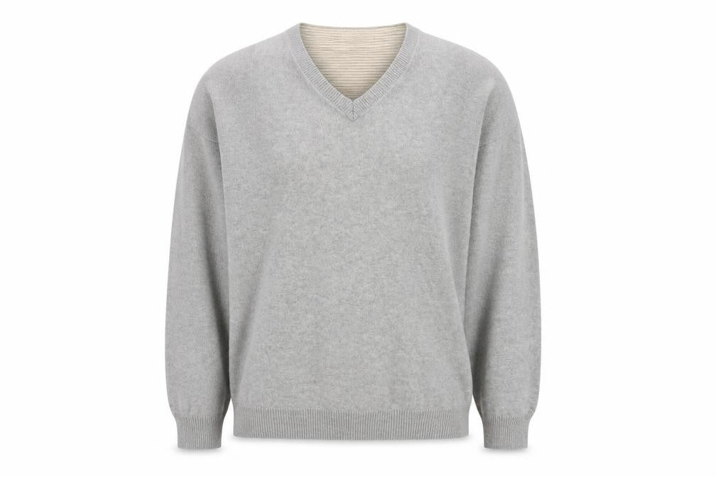 Mens UK Size L Marks and Spencer Grey Pullover Jumper