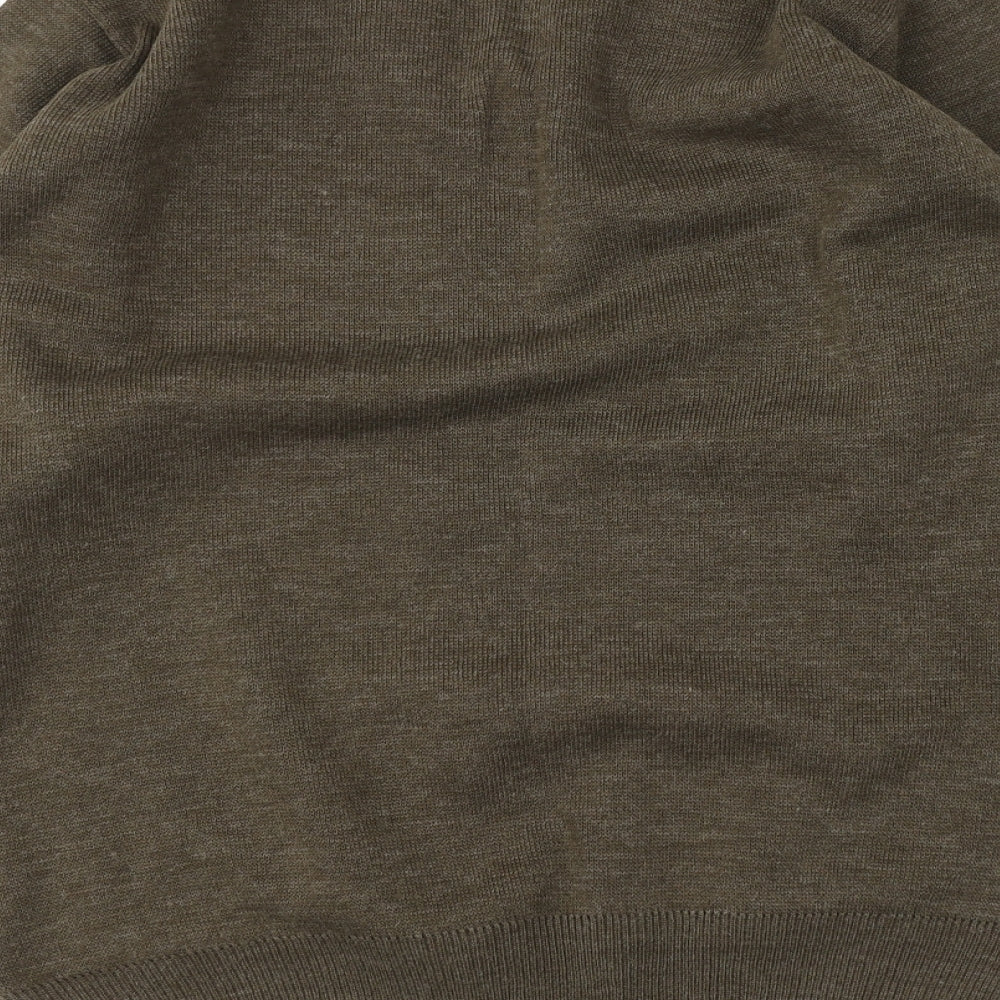 Womens UK Size M EWM Brown Pullover Jumper