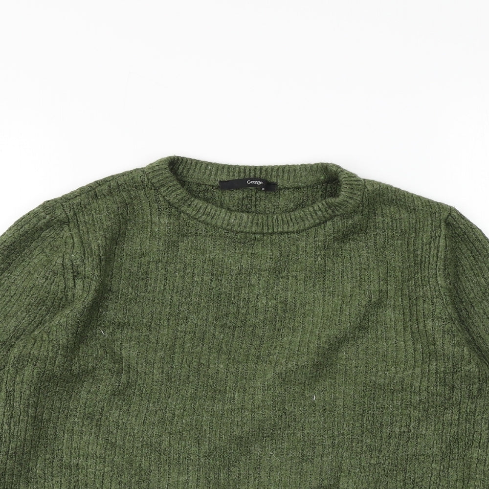 George Womens Green   Pullover Jumper Size S