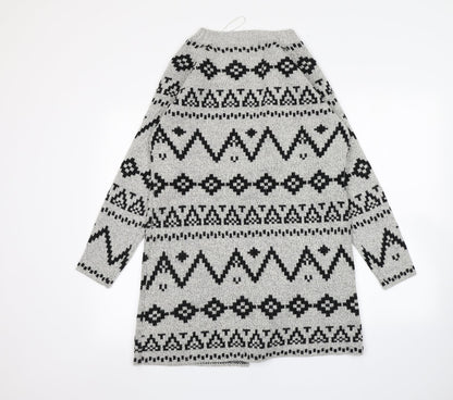 heart and soul Womens Grey   Cardigan Jumper Size 12
