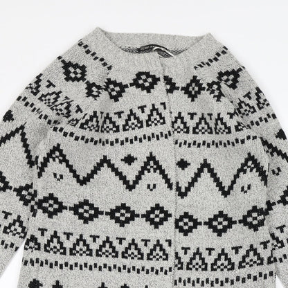 heart and soul Womens Grey   Cardigan Jumper Size 12