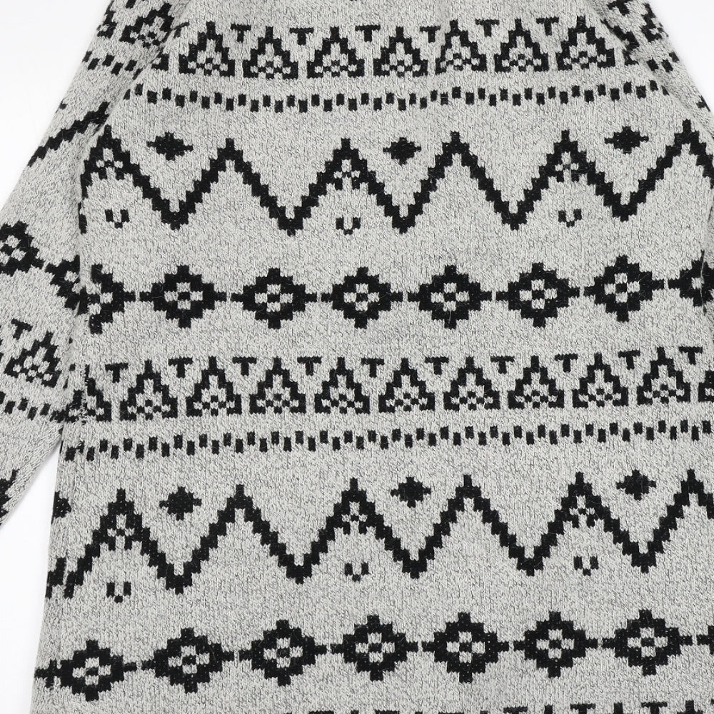 heart and soul Womens Grey   Cardigan Jumper Size 12