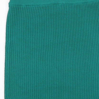 Classic Woman Womens Green   A-Line Skirt Size 14