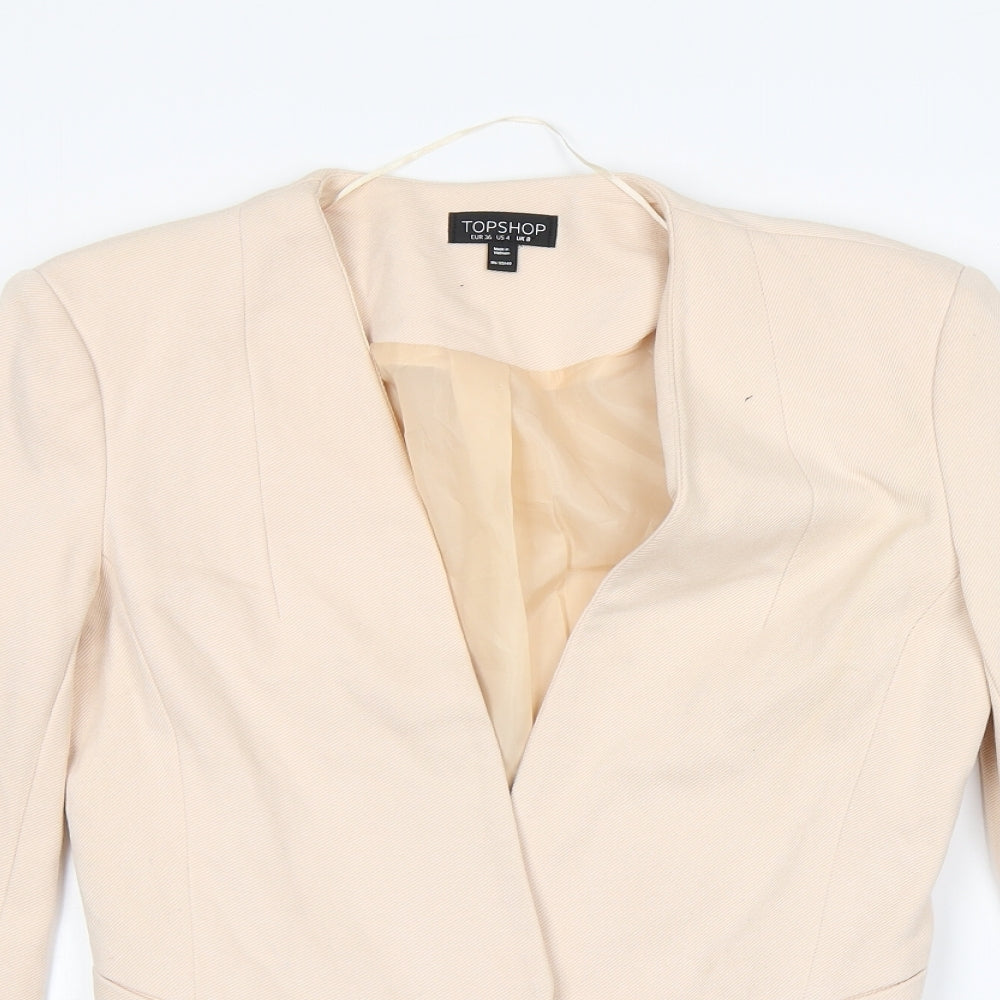Womens UK Size 8 Topshop Pink Jacket