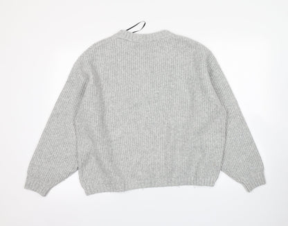 H&M Mens Grey   Pullover Jumper Size S