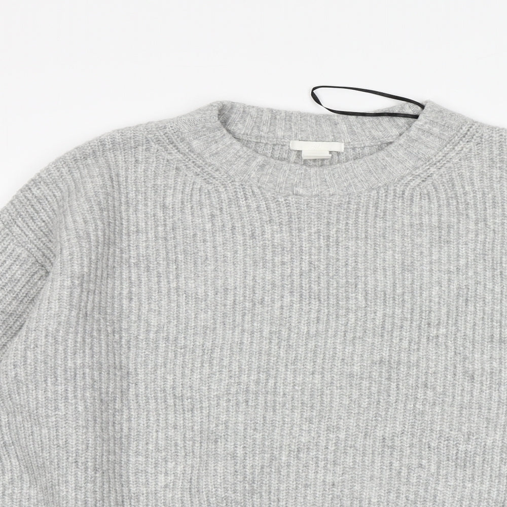 H&M Mens Grey   Pullover Jumper Size S