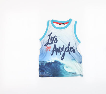 George Girls White   Basic Tank Size 4-5 Years