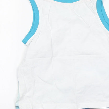George Girls White   Basic Tank Size 4-5 Years