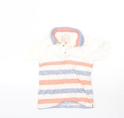 Matalan Boys Multicoloured Striped  Basic Polo Size 6 Years