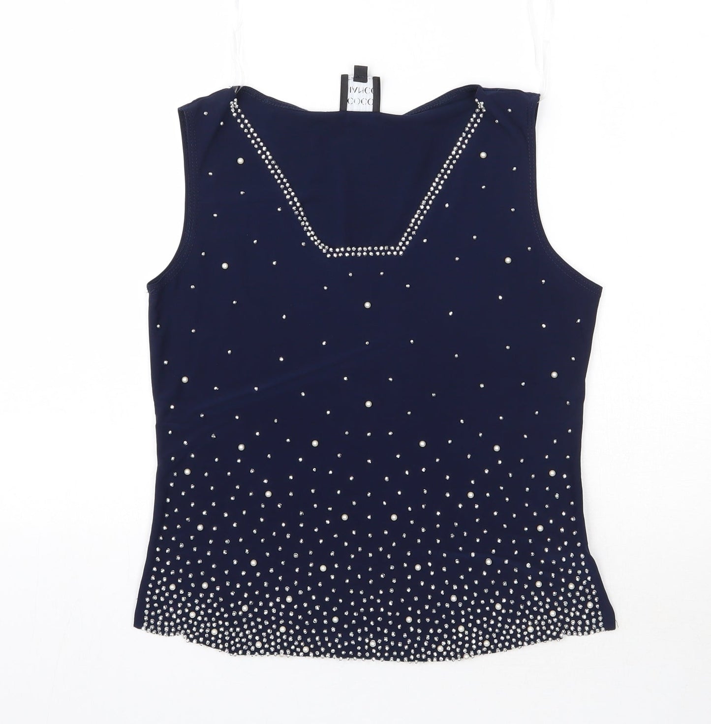 Coco Bianco Womens Blue   Basic Blouse Size S
