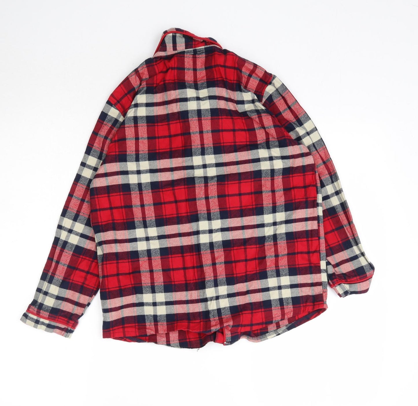 NEXT Girls Red Plaid  Top Pyjama Top Size 10-11 Years
