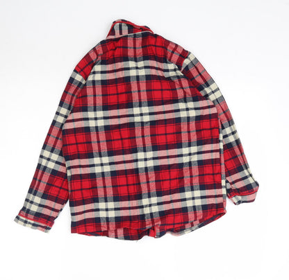 NEXT Girls Red Plaid  Top Pyjama Top Size 10-11 Years