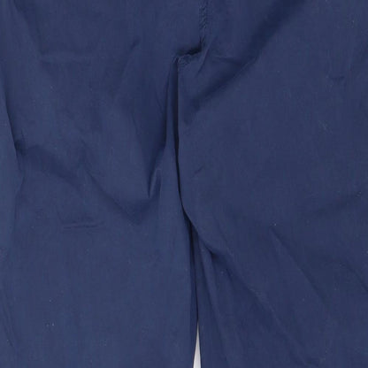 Womens UK Size 12 Marks and Spencer Regular Fit  Blue Trousers