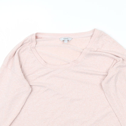 Womens UK Size 12 NEXT Pink Pullover Jumper