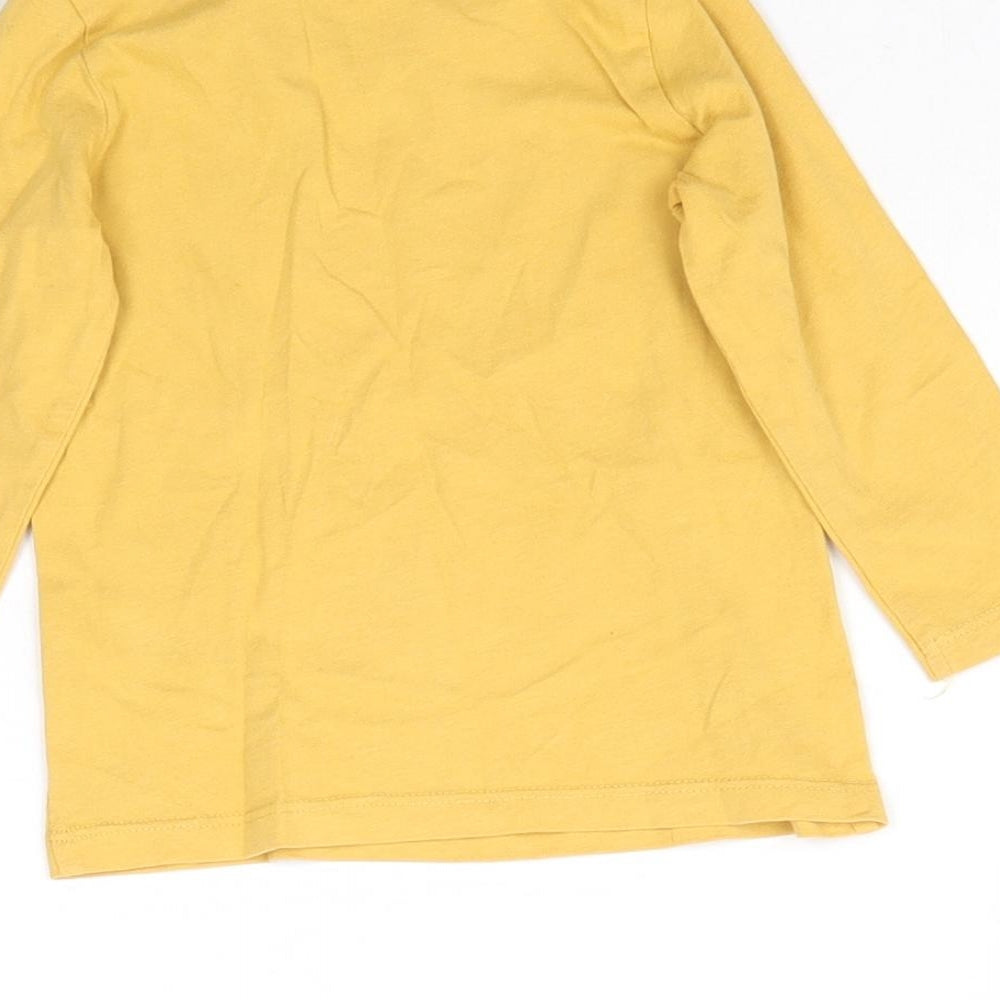 Matalan Baby Yellow   Basic T-Shirt Size 9-12 Months  - Today i want to have fun