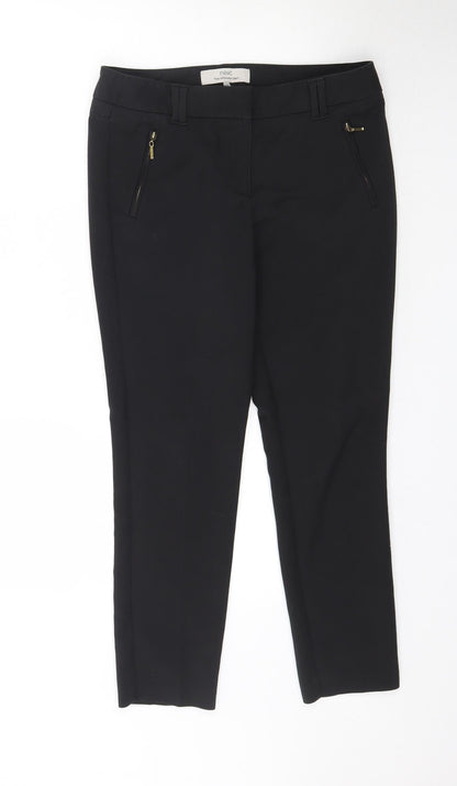 Womens UK Size 10 NEXT Regular Fit  Black Trousers