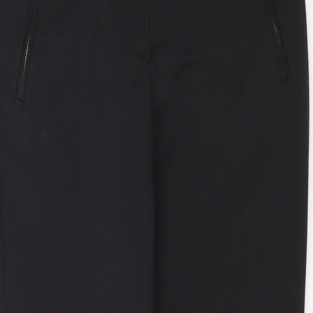 Womens UK Size 10 NEXT Regular Fit  Black Trousers