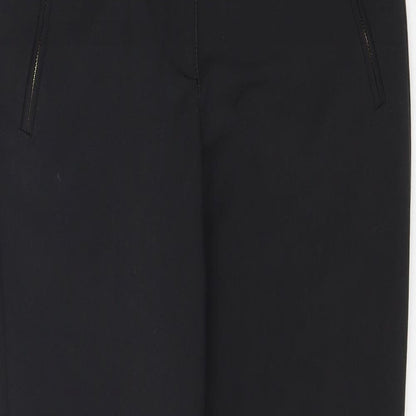 Womens UK Size 10 NEXT Regular Fit  Black Trousers