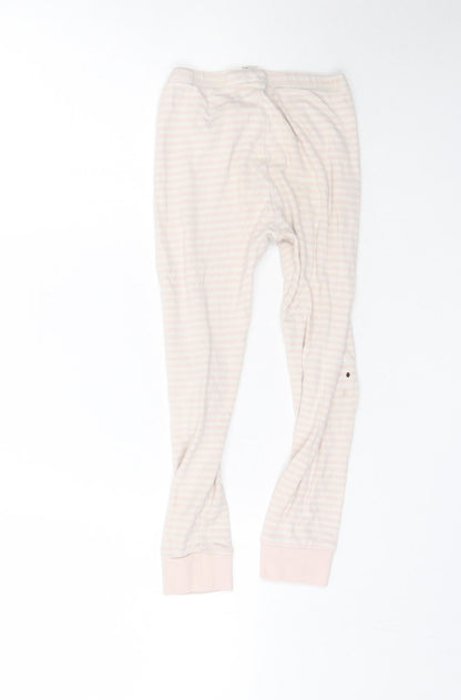 George Girls Pink Striped   Pyjama Pants Size 5-6 Years
