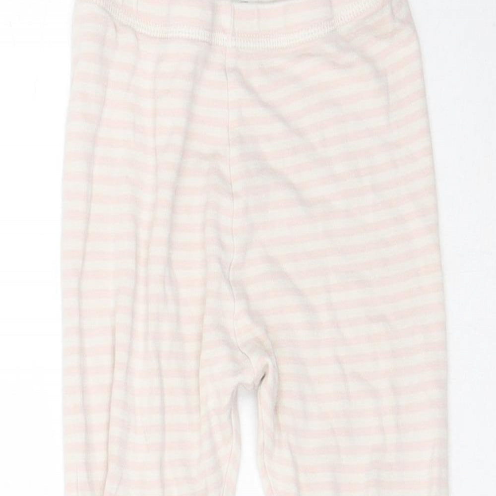 George Girls Pink Striped   Pyjama Pants Size 5-6 Years