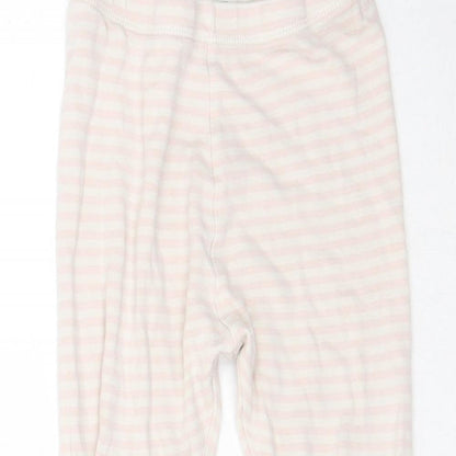 George Girls Pink Striped   Pyjama Pants Size 5-6 Years