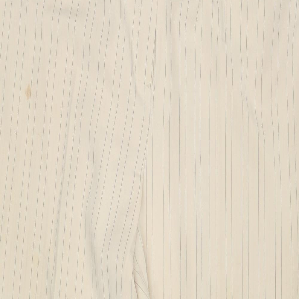 Womens UK Size 20 Berkertex Regular Fit  Ivory Trousers