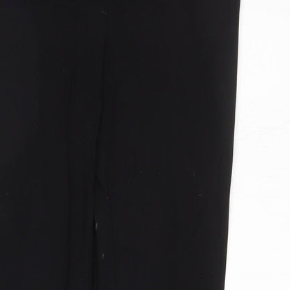 Womens UK Size 8 New Look Regular Fit  Black Trousers