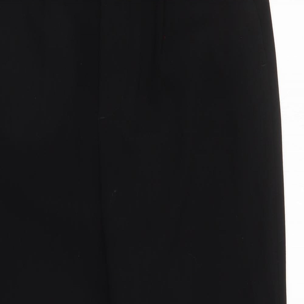 Womens UK Size S Zara Regular Fit  Black Trousers