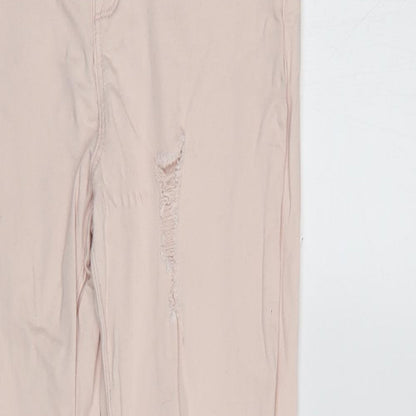 Denim & Co. Girls Pink   Tapered Jeans Size 12-13 Years