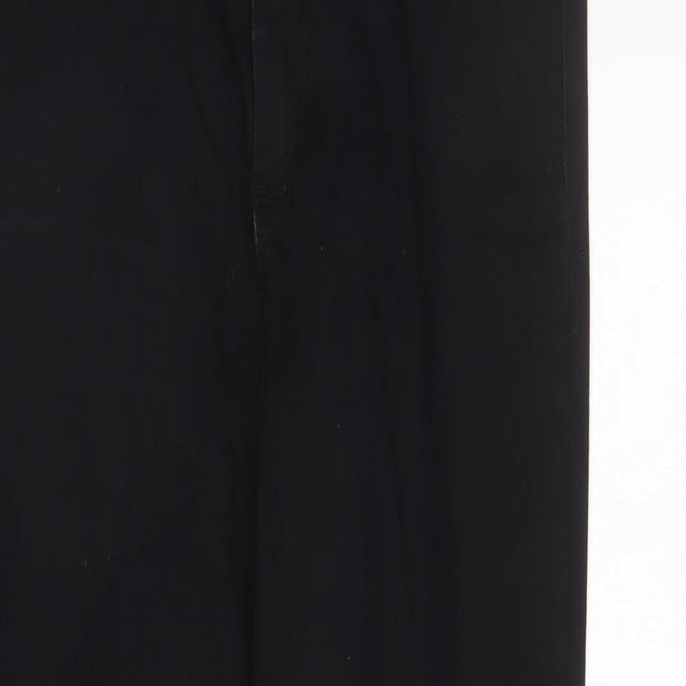 Denim & Co. Womens Black   Tapered Jeans Size 14 L29 in