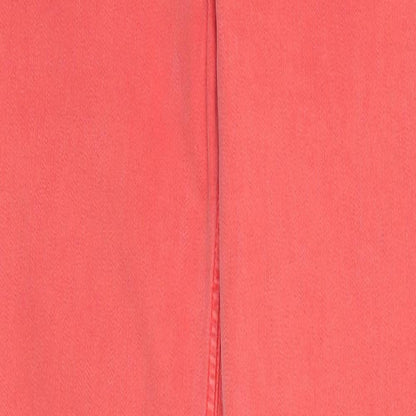 Womens UK Size  Preworn Regular Fit Straight Red Jeans