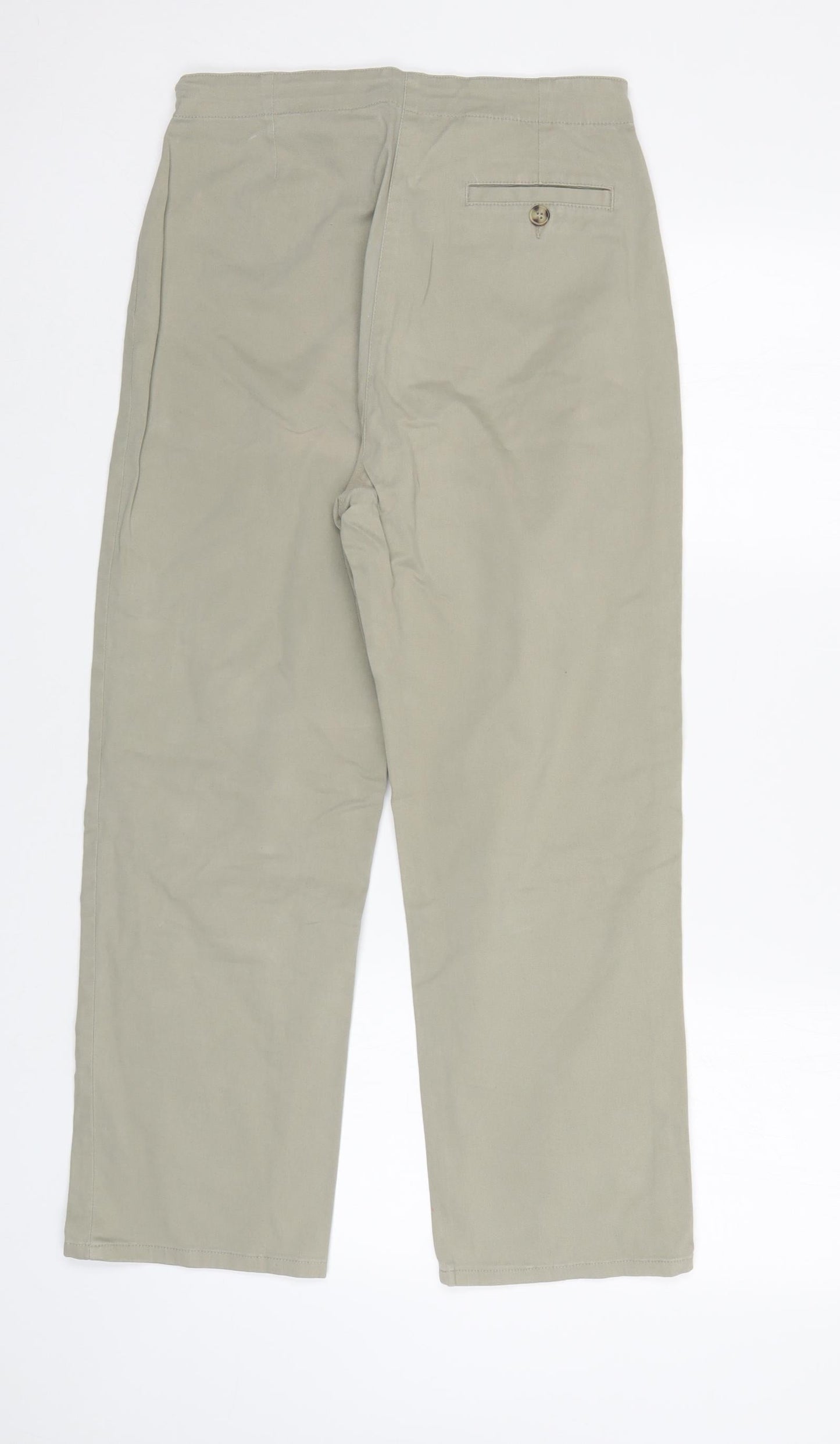 George Womens Ivory   Chino Trousers Size 12 L25 in