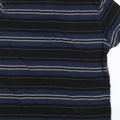 FFP Factory Mens Multicoloured Striped   Polo Size XL