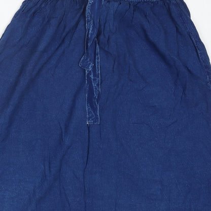 Brave Soul Womens Blue   A-Line Skirt Size XS