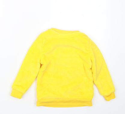 George Baby Yellow Geometric  Babydoll Pyjama Top Size 12-18 Months  - Pudsey
