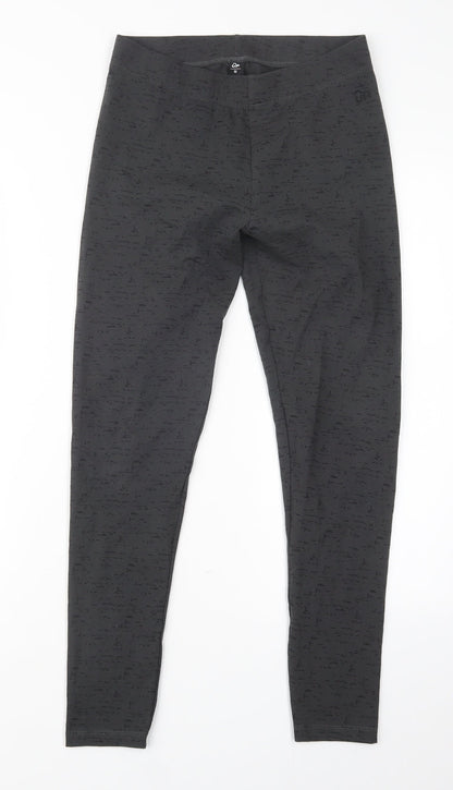 7UP Womens Grey   Capri Leggings Size M L26 in